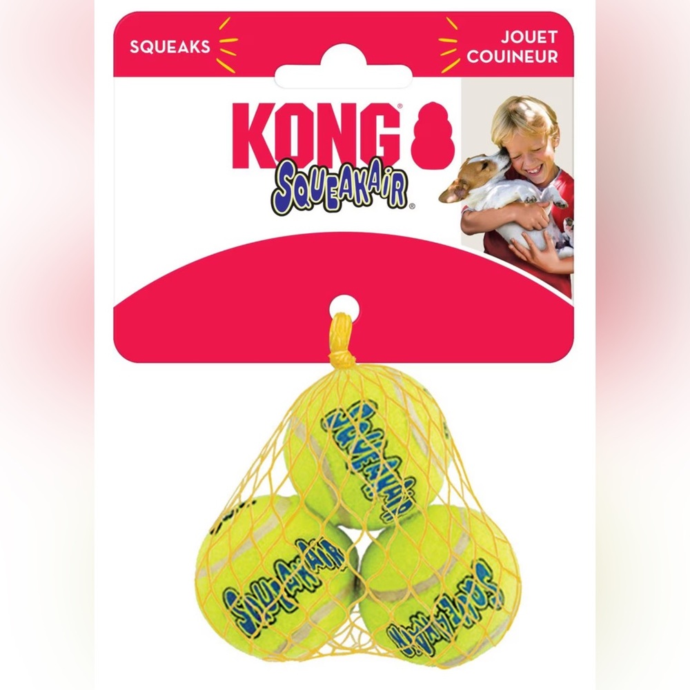 Kong SqueakAir Tennis Balls SMALL BREED